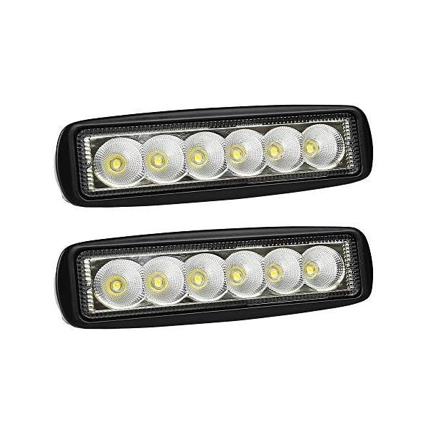 LTC-2-Pack-Black-Spreader-LED-DeckMarine-Lights-for-Boat-Flood-Light-12V-18W