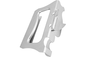 ANDRESLAD 2-in-1 Japanese Stainless Steel Manual Bottle Opener and Can Cutter for Camping Travel Kitchen