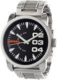 Diesel Watches Men's Stainless Steel Not-So-Basic Basic Analog Black Dial Watch
