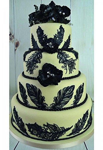 Feathers 3-D Silicone Lace Mat by Claire Bowman