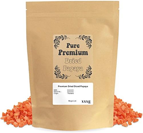 Mogro Premium Dried Papaya - Diced (1kg)
