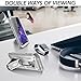 YOUMAKER Designed for Galaxy S9 Case, Heavy Duty Protection Kickstand with Built-in Screen Protector Shockproof Case Cover for Samsung Galaxy S9 5.8 inch - White