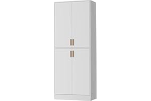 ComfyCorner Kitchen Pantry, 71" Tall, White
