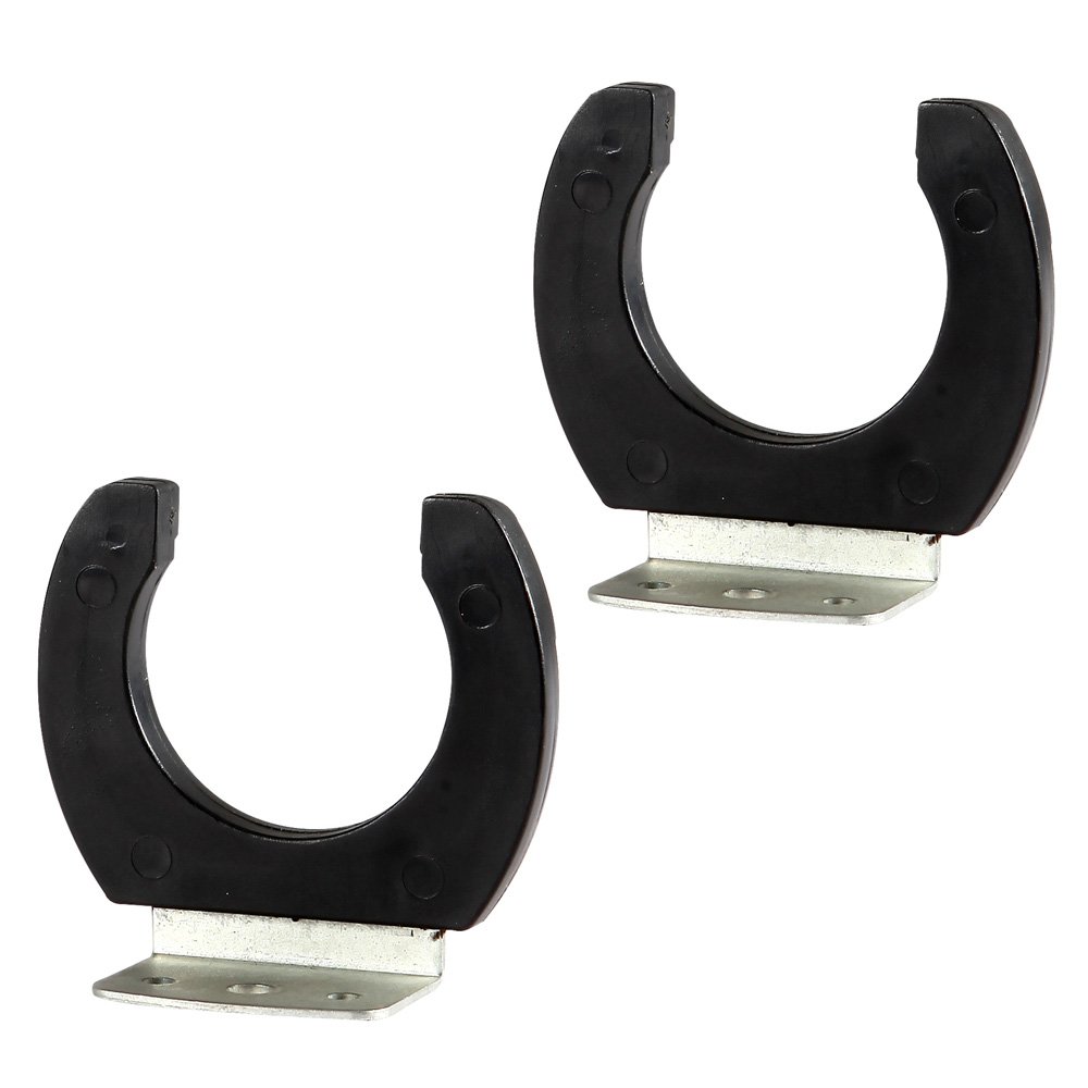 2X Rubber Microphone Hook Stands Hangers Wall Clip Clamp Holders