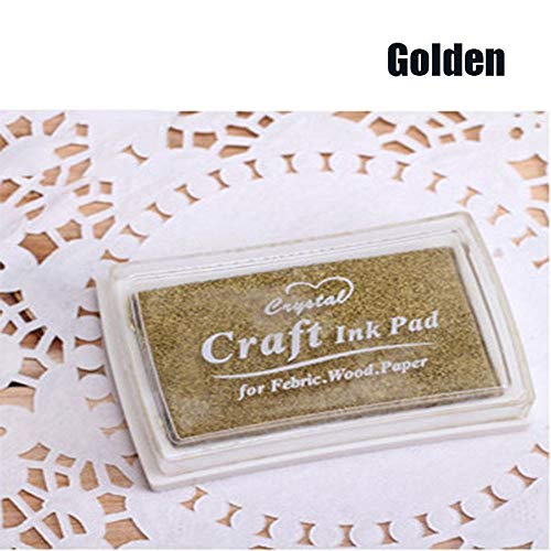 Craft Paper - 1 Pc 2019 Fashion Oil Based Craft Ink Pad Rubber Stamps Paper Wedding Diy Label Children Toy Nice - Emoji Star Tower Nail Crafting Happy Maker Jungle Fabric Greetings Blanks