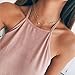 Double Layered Heart Pendant Necklace,Haluoo Women Fashion Delicate Beads Tassel Choker Necklace Dainty Tiny Love Heart Clavicle Necklace for Girls Ladies Trendy Jewelry (Gold)thumb 1
