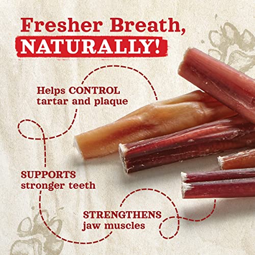 Natural Farm Bully Sticks, OdorFree, 12Inch, 5Count (8.8oz / 0.55lb