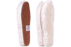 Ailaka Women's Australian Sheepskin Shoe Insoles, Super Thick Premium Warm for Winter & Autumn
