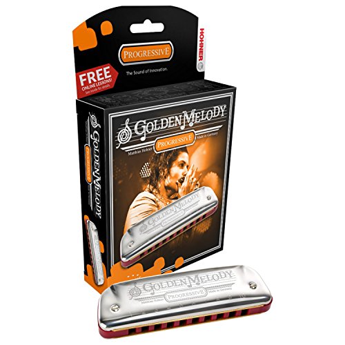 Hohner Golden Melody Harmonica, Key of D - Thumbnail 2