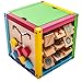 MMP Living 6-in-1 Play Cube Activity Center - Wood, 8
