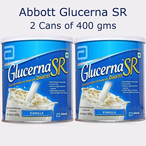 2 Cans of Glucerna SR 400gm / 14.11 oz vanilla flavour Complete And Balanced Meal Replacement and sc - //coolthings.us