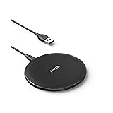313 Anker Wireless Charger (Pad), Qi-Certified 10W Max for iPhone 14/14 Pro/14 Pro Max/13/13 Pro Max, AirPods (No AC Adapter,