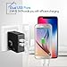 USB Wall Charger - 30W Dual USB Ports Travel Charger, QC3.0 Quick Charge for Samsung Galaxy Note8 / S8 / S8+, LG G6 / V20, HTC 10, Cube Sugar Design with Foldable Plug for iPhone iPad and More