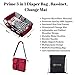 3 in 1 Travel Bassinet Diaper Bag Change Mat, Non Toxic, Waterproof Premium Quality, Lightweight, Baby Travel Crib, Stroller Handles, Bonus Free Draw-String Bag, Mulitfunctional Portable Carry Cot