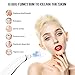 Blackhead Remover,BESWILL Rechargeable Pore Vacuum Cleaner 8-in-1 Comedo Suction Removal Machine with Red Blue Green Cosmetic Lamp and Hot/Cold Compress Functions for All Skin Type