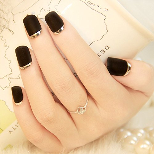 Fake Nails False Nail Design Pretty Nail Designs Black Fake Nails