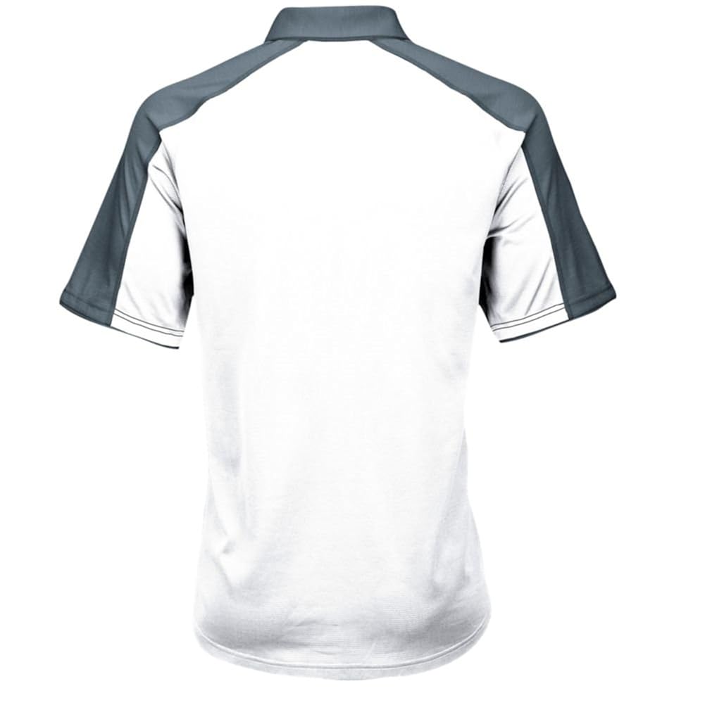 adidas men's climalite modern varsity full button polo