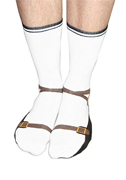 Sandalen Socken - Jesuslatschen Strümpfe Opa im Paar