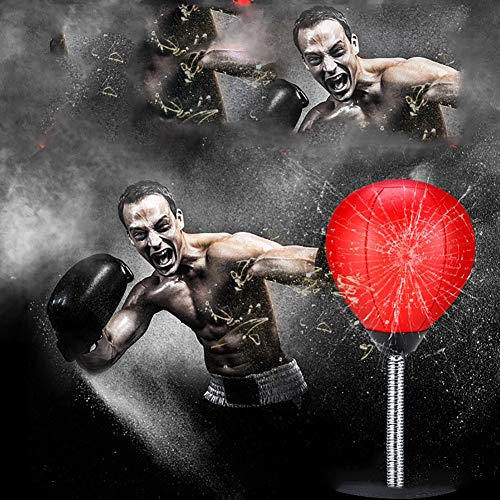 Cotowin Boxing Desktop Punching Ball Heavy Duty Suction Pressure Relieve Freestanding Boxing Bag Desktop Vent Ball Boxing Training Practise De-Stress Sandbag Toy