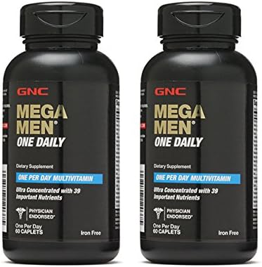 Mega Men One Daily - 60 Caplets (2 Pack)