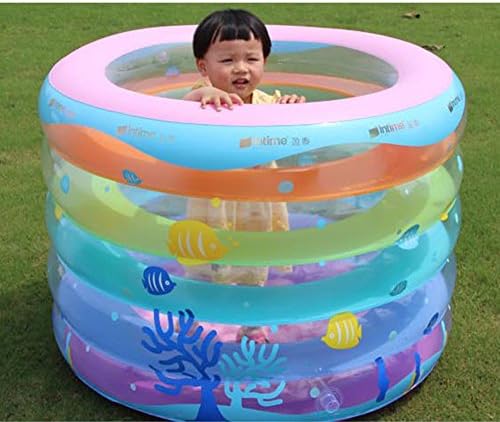 Baby inflatable swimming pool/Baby inflatable swimming pool/Young childrens paddling pool/Extra large insulated swimming barrels-A