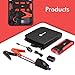 iClever 1300A Peak 18000mAh Car Jump Starter (up to 8L Gas or 6.5L Disel Engine), 12V Portable Auto Battery Booster with Smart Clip, Portable Power Packs with QC3.0 Charging Ports, LED Flashlight