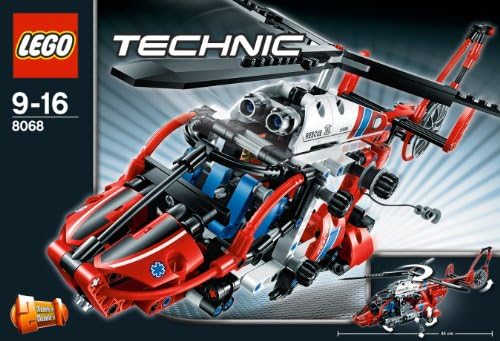 lego technic rescue helicopter 8068