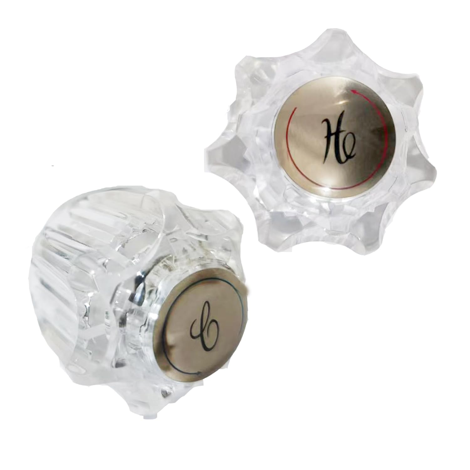 3-Pack Shower Knob Replacement Kit – Cold/Hot/Diverter Black ABS Handles With Stainless Steel Screws, Universal Fit For Bathroom, Kitchen, Or RV Faucets