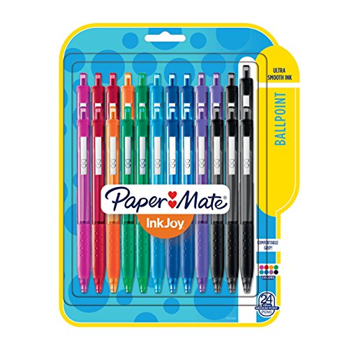 Paper Mate InkJoy 300RT Retractable Ballpoint Pens, Medium Point, 8 Ink