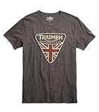 Lucky Brand Men's - Black Triumph British Flag Badge Tee (X-Large)