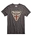 Lucky Brand Men's - Black Triumph British Flag Badge Tee (X-Large)