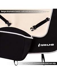 Protector de asiento de coche: funda de neopreno para asiento de coche con soporte, parte trasera antideslizante para proteger los asientos de tu coche de piel, protege tu coche de suciedad, sudor, olores y derrames, después de la playa, gimnasio, deporte
