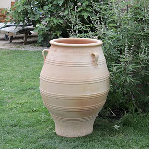 Palatina-Keramik | XXL Amphore aus Terracotta | 100 cm | frostfest | mediterrane Pflanzgefäße Pflanzkübel für Garten Terrasse Balkon Außenbereich Thymus 100 cm – Bild 5