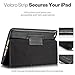 KAVAJ iPad Mini 4 Leather case Cover Berlin Black - Genuine Leather with Stand-up Feature. Thin Smart Cover as Premium Accessory for The Original Apple iPad Mini 4