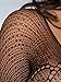 Womens Sexy Lace Seamless See Through Nightwear Bodystockings Crotchless For Sex,One Size,Black