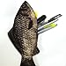 Funnylive Simulated Fish Pencil Case Crucian Carp Fish Pen Pouch Alternative Change Purse Phone Bag