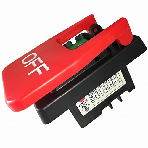 Kedu 220V Single Phase 20Amp Table Saws Pushbutton Switch Paddle Switch