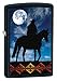 Zippo Black Matte Cowboy Moon Lighter