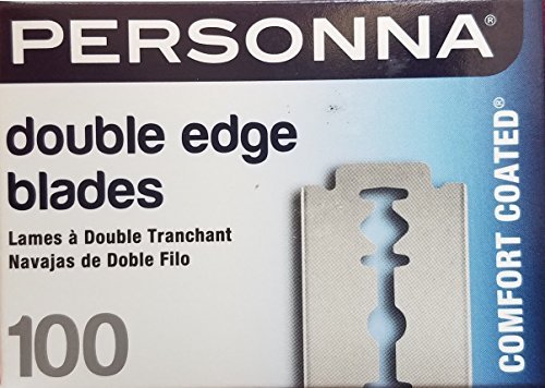 Personna Double Edge Razor Blades in White Wrapper 100 count