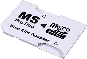 UCEC Dual Slot Micro SD/SDHC to Memory Stick Pro Duo Adapter for PSP Sony