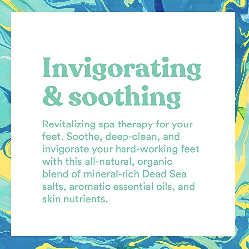 Asutra, Valentine's Gift Set–2 Items: Therapeutic Foot Soak, Tea Tree & Eucalyptus + All Natural, Anti-Fungal, Moisturizing Herbal Foot Cream