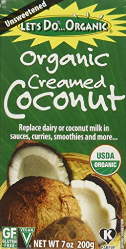Let's Do Organic Creamed Coconut, 7-Ounce Boxes (Pack of 2)
