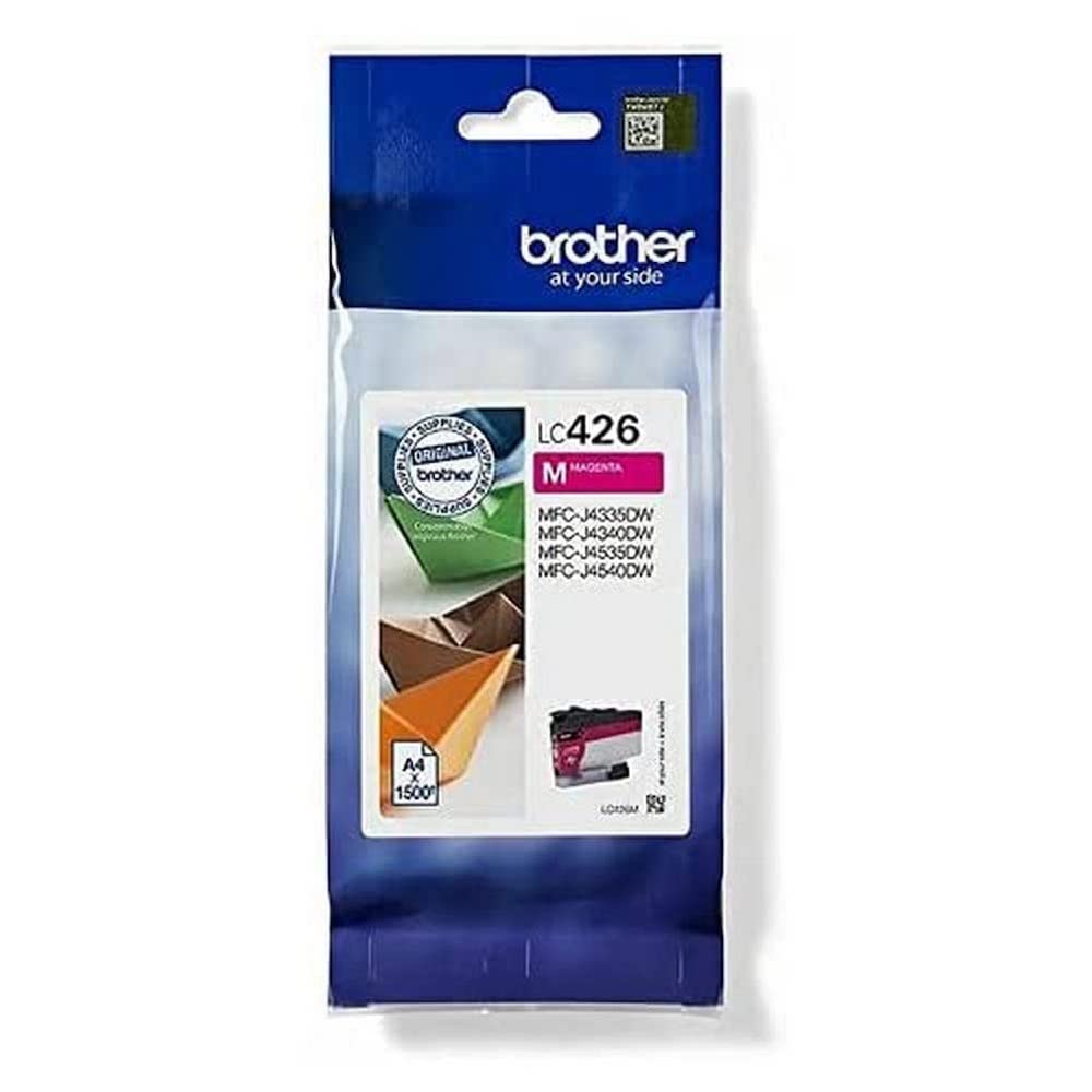 Brother LC-426M Inkjet Cartridge, Magenta, Single Pack, Standard Yield, includes 1 x Inkjet Cartridge, Genuine Supplies