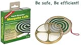 Coghlan's Mosquito Coils (10 Pack) with convenient Coil Holder. Efficient, Clean, and Safe. - for Camping, Picnics, BBQ, Deck, etc