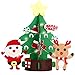DIY Felt Christmas Tree Set + 32 pcs Detachable Ornaments Xmas Gifts Toys for Christmas Decorations Felties Craft Activities Kits