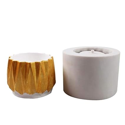 Silicone Mold Concrete Candlestick Mould Cement Candle Holder Home