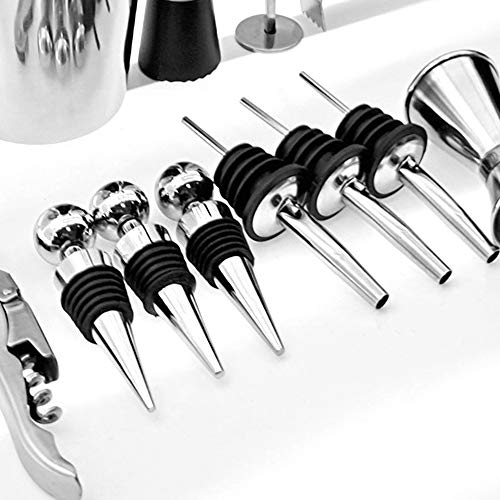 Keifen Werkzeug zur Herstellung von Cocktails 14 Stück Bar Cocktail Set Boston Shaker Drink Making Kit Edelstahl Mixer… – Bild 4