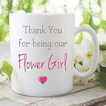 flower girl mug
