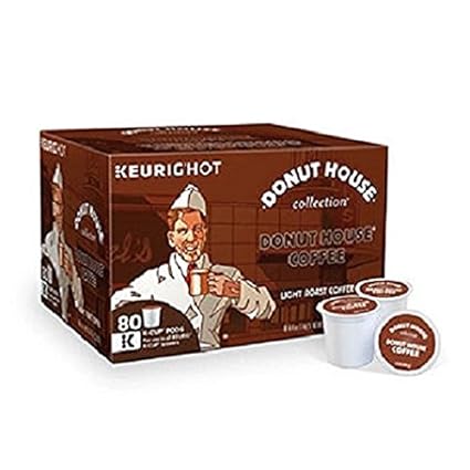 Donut House Light Roast 80 Coffee K Cups For Keurig K Cup Brewers Amazon Com Grocery Gourmet Food