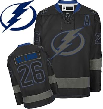 black ice hockey jersey